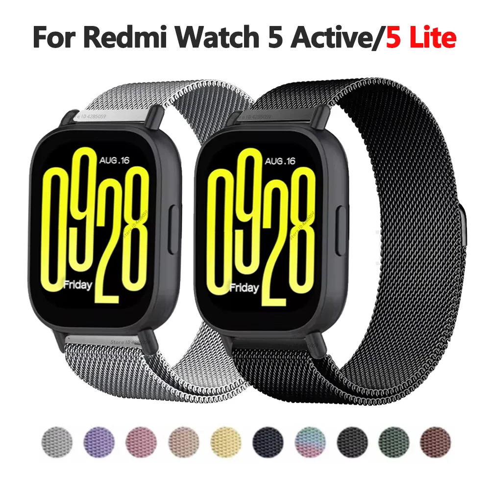 Milanese Loop Magnetic - Bracelet à boucle magnétique de 22mm
