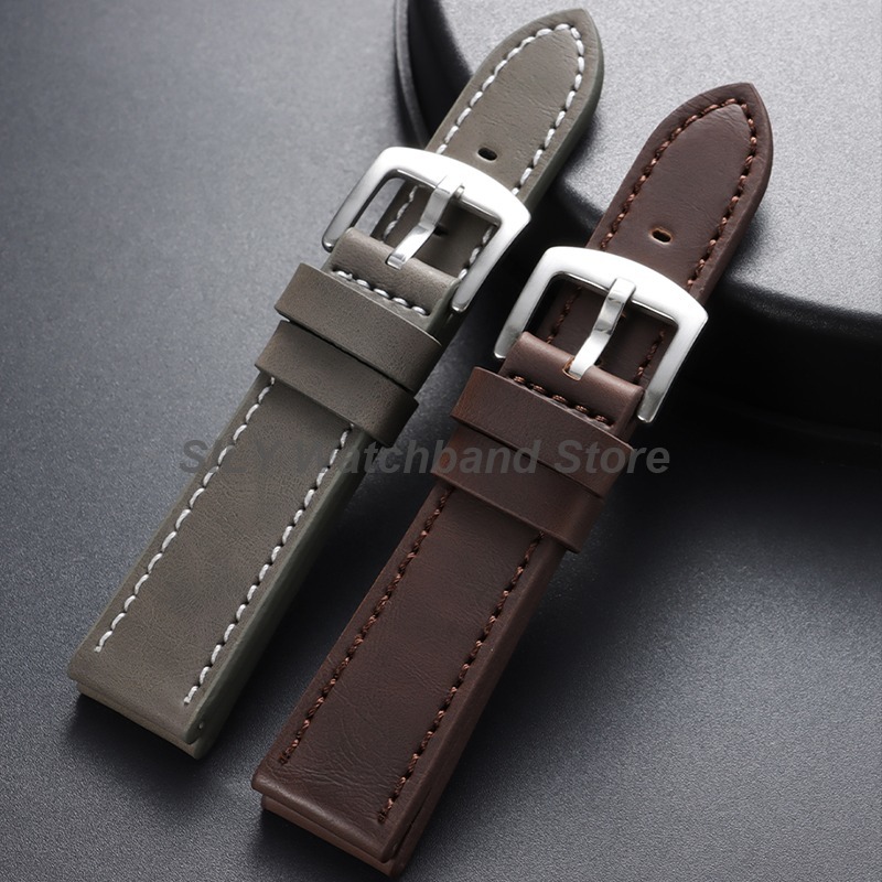 Nato Strap Nylon - Bracelet de montre en cuir véritable,