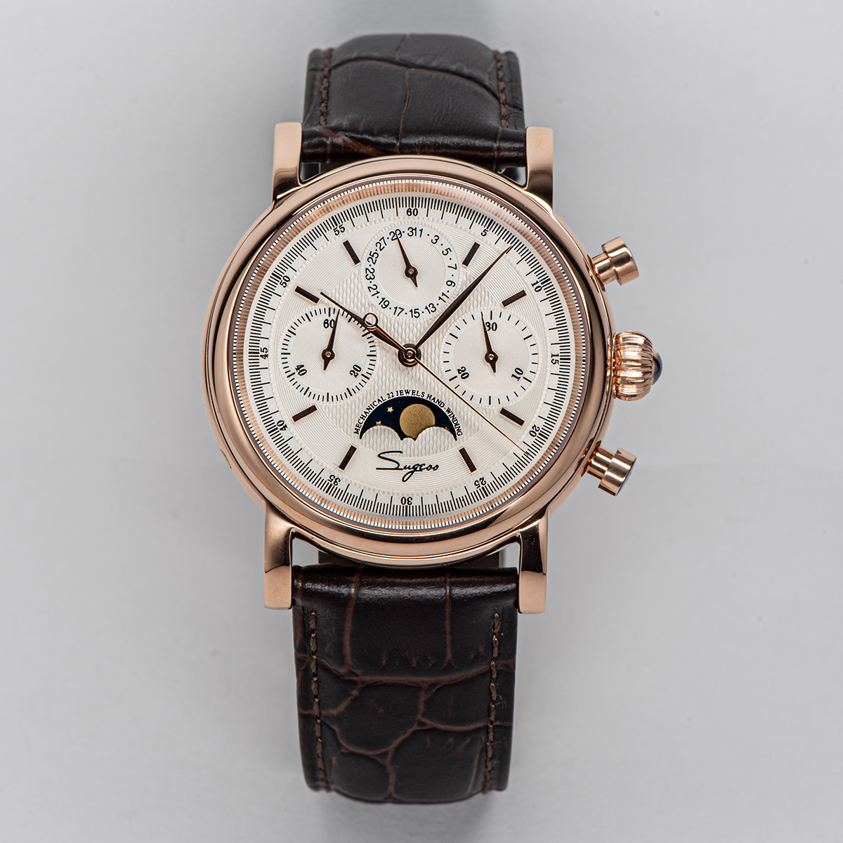 Omega Watch Constellation - Sugess pilote chronographe montres mécaniques hommes