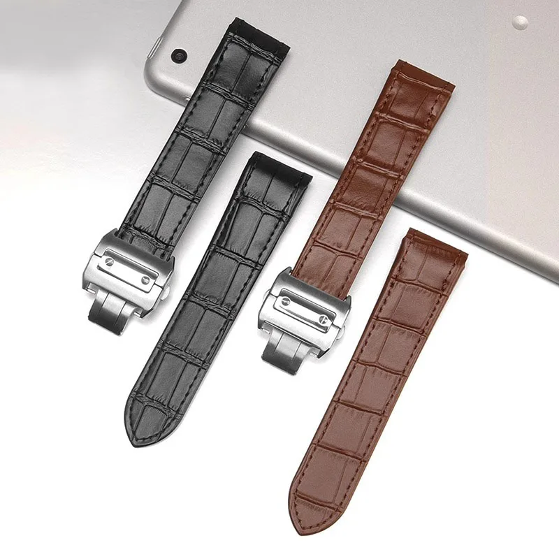 Bracelet de montre en cuir vér - Cartier Watch Tank avis et prix