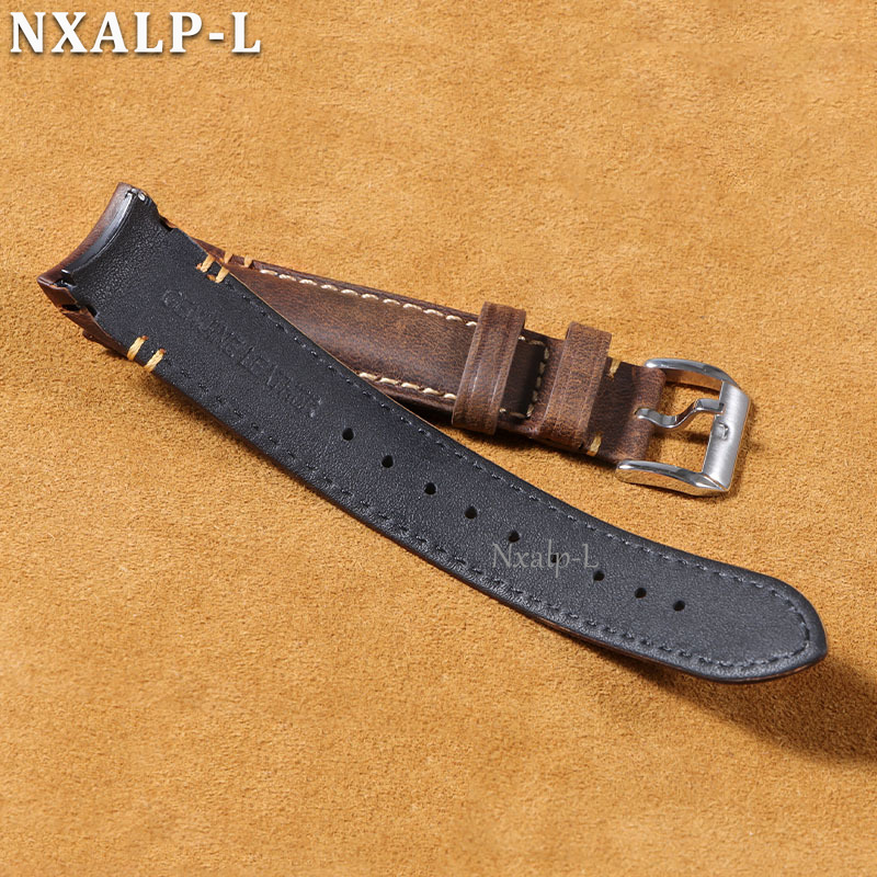 Bracelet de montre en cuir de  - Curved Spring Bar avis et prix