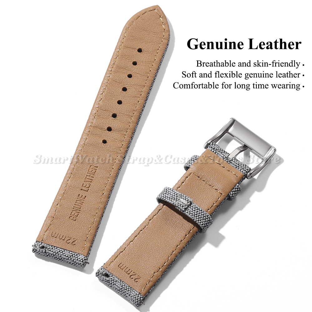 Bracelet de montre en toile à  - Suede Strap Watch avis et prix